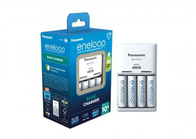 Panasonic punj. (10h) sa 4 bat. eneloop aa (k-kj51mcd40e)