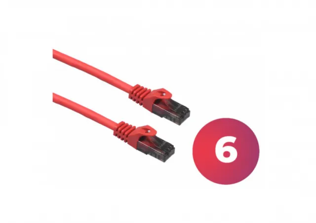 Patchcord kabl UTP cat.6  2m (crveni)