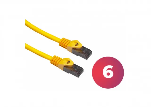 Patchcord kabl UTP cat.6  2m (žuti)