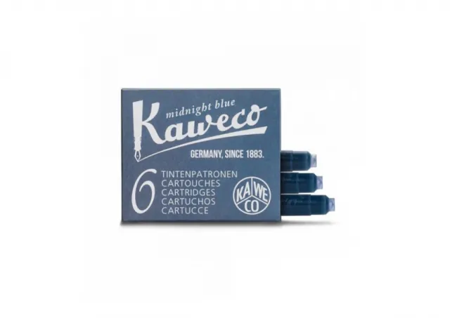 Patrone za naliv pero Kaweco 1/6 Midnight blue