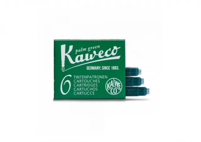 Patrone za naliv pero Kaweco 1/6 Palm green