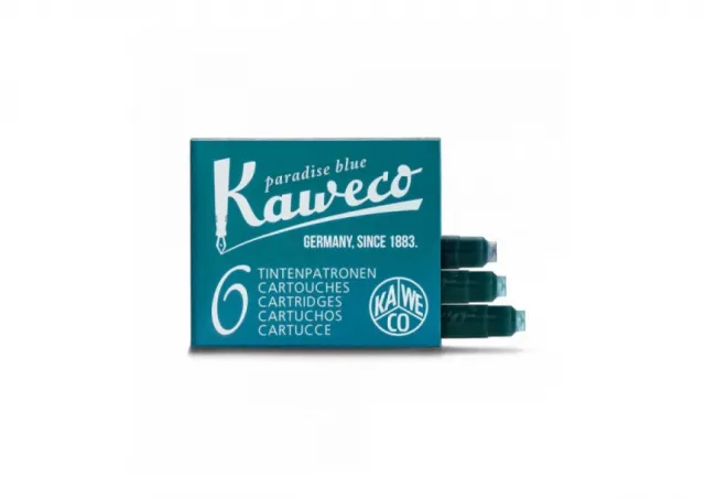 Patrone za naliv pero Kaweco 1/6 Paradise blue