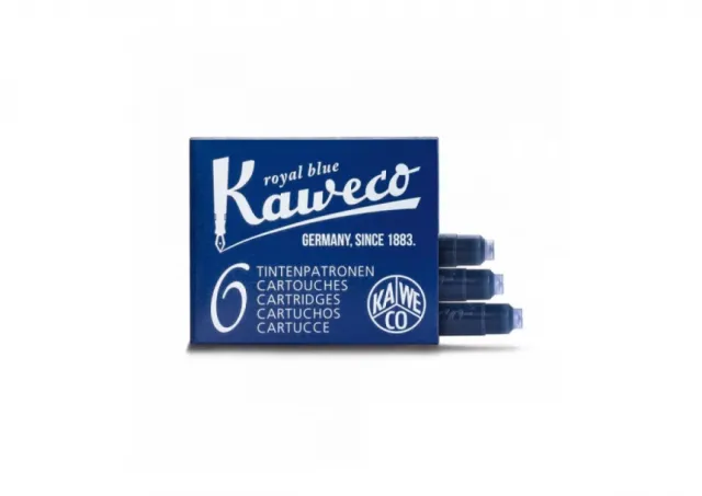 Patrone za naliv pero Kaweco 1/6 Royal blue