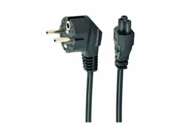 PC-186-ML12-1M Gembird Detelina napojni kabl za notebook, VDE certifikat 1m