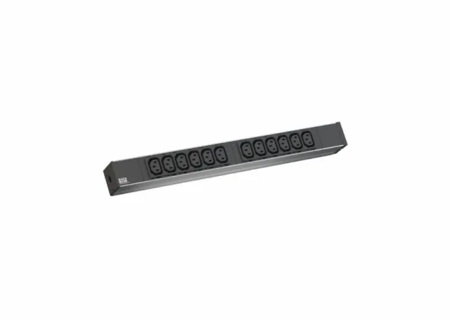 PDU Basic ALU 19" 1U 12xC13 sa blokadom, 16A, kabl 2m - 333.616