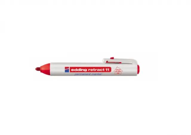 Permanent marker E-11 Retract 1,5-3mm Edding crvena 08M11D