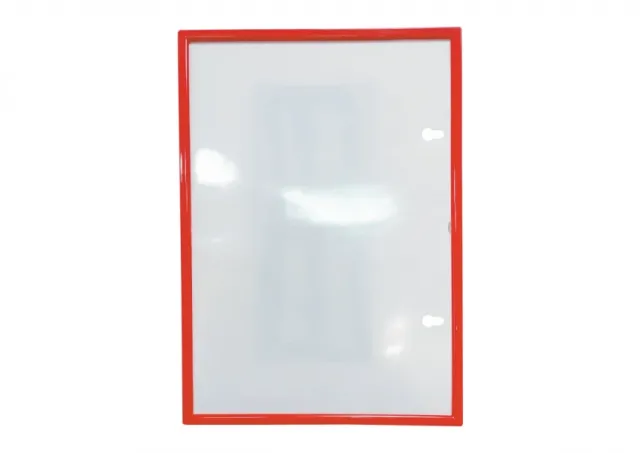 Plastični ram sa magnetnom montažom A4 O+CO crvena 09CRA44D