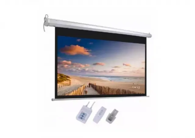 Platno za projektor Lexin EH8080M, 203x203, zidno električno