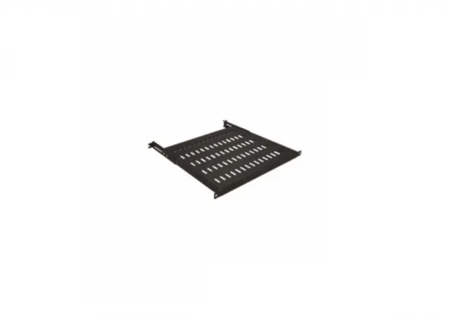 Polica fiksna 800mm rack kačenje na 4 tačke/podesivi zadnji držači Mirsan 19/1U crna MR.SBR80.01_YK