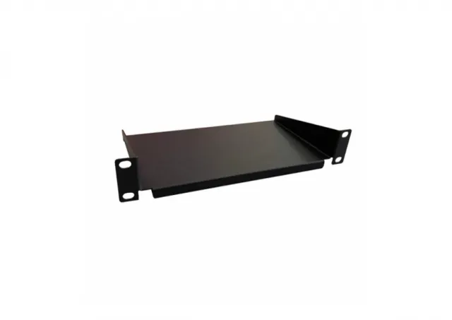 Polica za rek 10" / 1U 300mm - crna