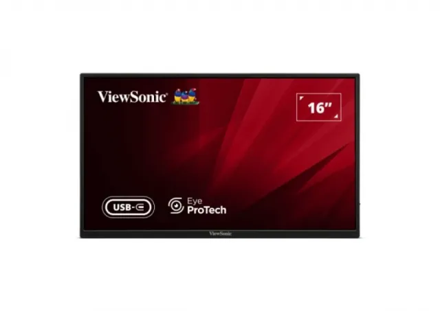 Portabl  monitor 16 ViewSonic VA1650 1920x1080/Full HD/IPS/60Hz/USB-C/HDMI/Audio/Zvučnici