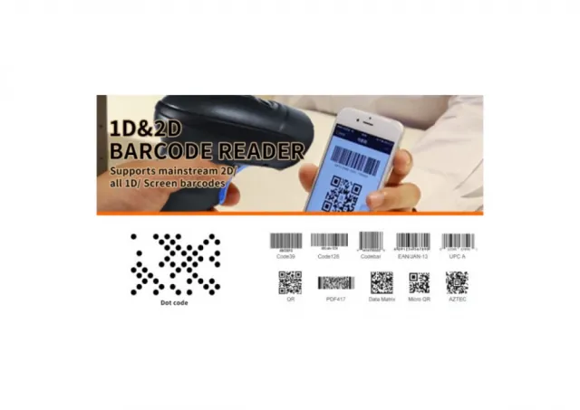 POS-BS3208 GMB 2d Hi Performance  CMOS barcode scanne, barkod skener, wired USB