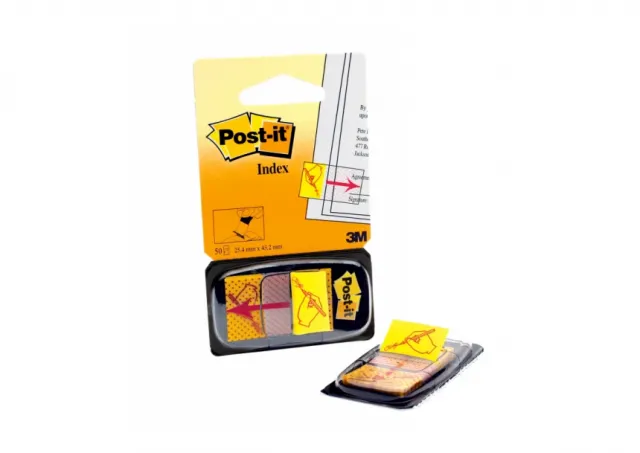 Post-it index "Sign Here", 50 listića, 25,4x43,2mm 680-031 3M 