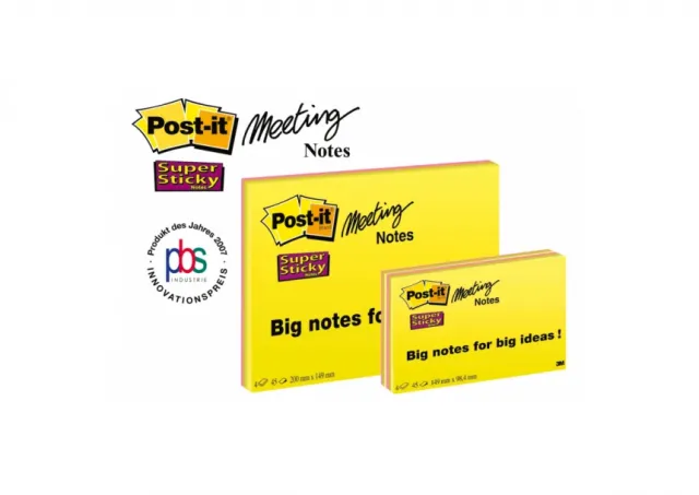 Post-it Super Sticky 152 x 101 mm, 4 boje x 45L  6445-4SS EU 3M  06PSP01