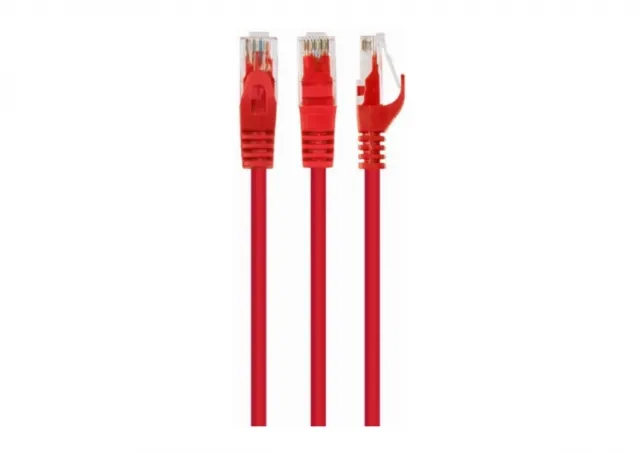 PP6U-3M/R Gembird Mrezni kabl, CAT6 UTP Patch cord 3m red