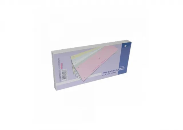 Pregradni karton skr 240x105mm 170g 1/100 crveni intezivni