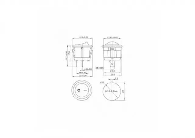 PREKIDAC KCD1-105 CRNI (ME-D5-1111)