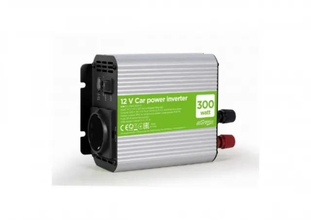 Pretvarač napona Energenie EG-PWC300-01 12V-220V 300W/USB/auto priključak