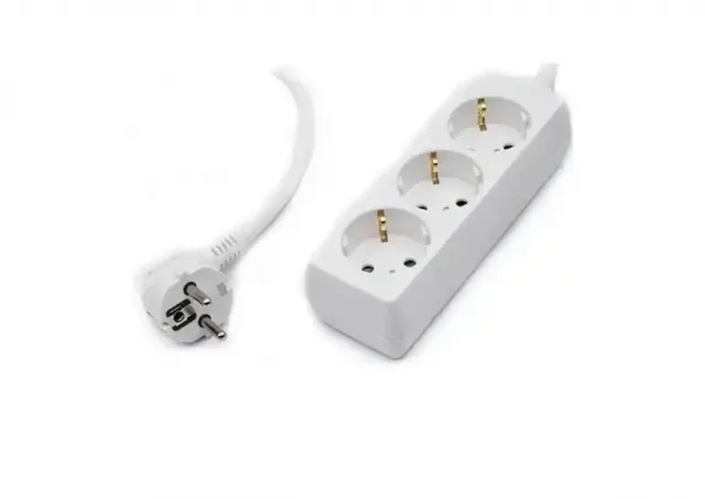 Produžni kabl sa zaštitom za decu bez prekidača Kettz KT-PK03A-1.5m3 utičnice 1.5m