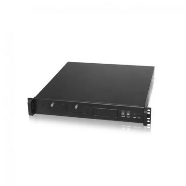 Rack-mount 1.5U/19" kućište, EATX 12"x13" MB format, 8 x RJ-45 port napred, 2 x USB 2.0 + 1 x DB9 pozadi, 3 ventilatora 60mm, 1 interno mesto za 3.5" disk, prihvata 1U napajanja do 500W, dubina 508mm (NI-F158L)