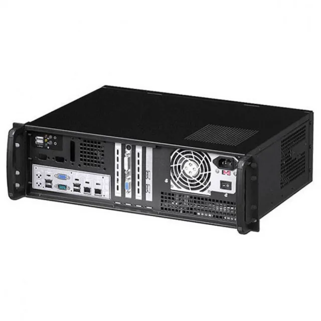 Rack-mount 3U/19" kućište, max. ATX 12"x9.6" MB format, ON/OFF + reset + 2 x USB 2.0 + 1 x 5.25" + 3 x 3.5" DriveBay + 4 x Card Slot sve napred, mesto za standardni ATX PSU, rack-mount/ wall-mount, dubina 303mm (NI-N303)