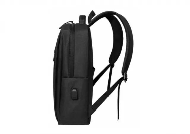 Ranac poslovni MARTIN Crni za laptop 15,6inc 42x34x12cm USB konektor