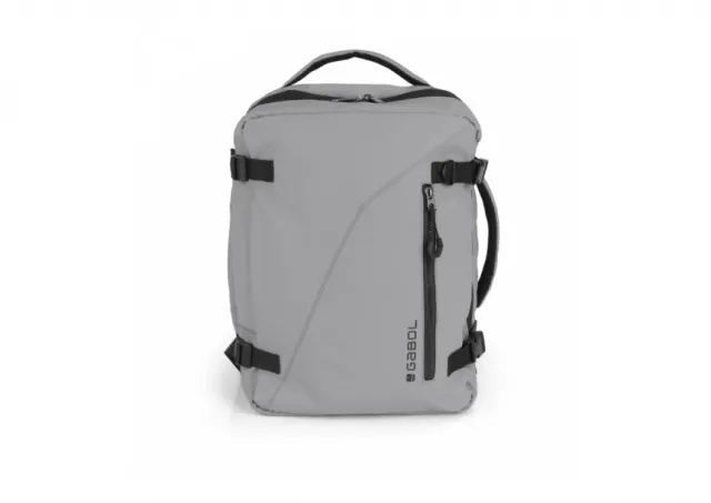 Ranac putni za low cost sa 3 odeljka 30x40x20/24 cm 24/28,8l - 1kg Canada Gabol siva 16RNG125234C
