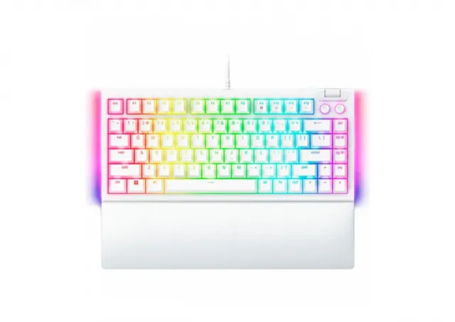 Razer BlackWidow V4 75% - Hot-swappable Mechanical Gaming Keyboard - White - US Layout