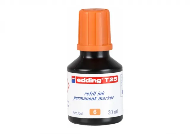 Refil za markere E-T25, 30ml Edding narandžasta 08MM09J