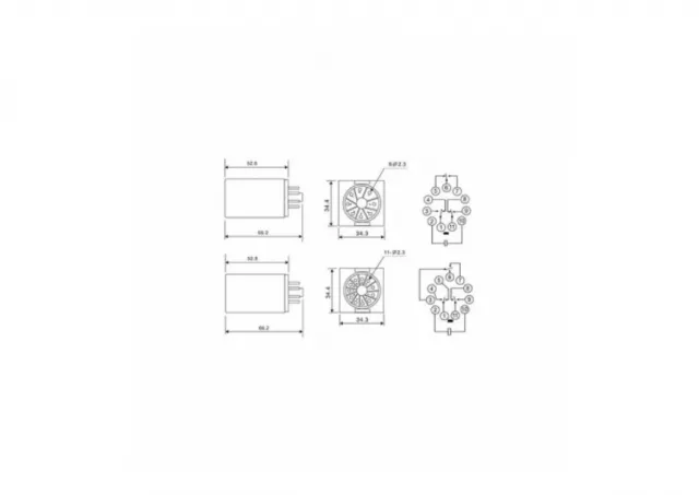 RELE PR 59 220V 3K AC 11PIN