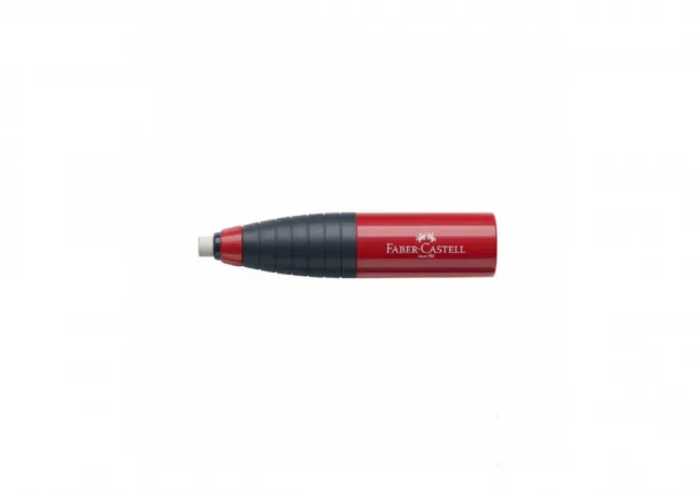 Rezač - gumica u olovci Faber Castell crv/pl (1/12) 184401