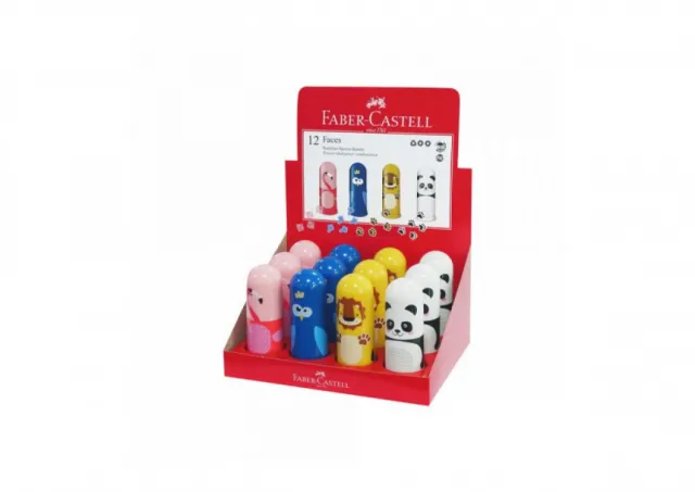 Rezač sa gumicom Faber Castell  Faces (1/12) 583513