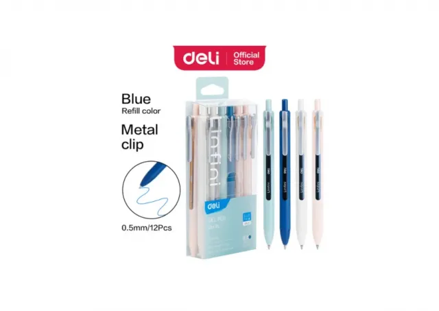 ROLER GEL DELI LINFINI MIX BOJA (PLAVI ISPIS) EG86