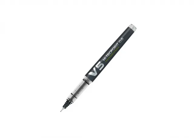 ROLER PILOT V5 HI-TECPOINT 0.5 REFILLABLE CRNI