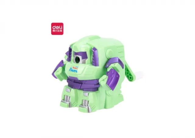 ROTACIONI REZAČ ZA OLOVKE ROBOT ZELENI 0729
