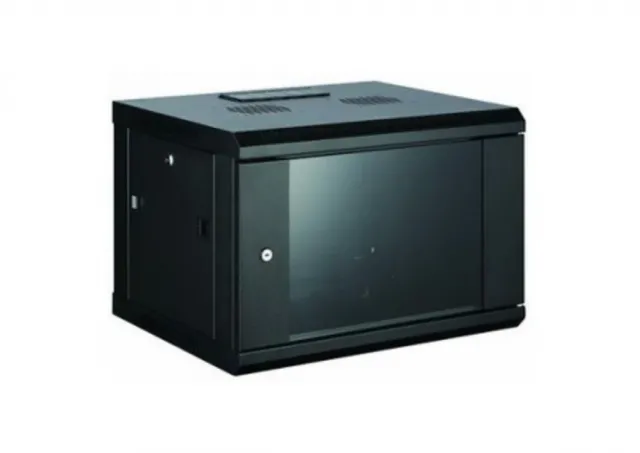 Safewell rack orman SMA 19" 6U, 600X450, zidni, vrata sa kaljenim staklom