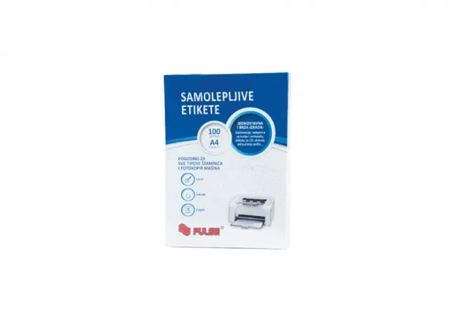 SAMOLEPLJIVE ETIKETE PULSE 105x48mm 12/1 100lis.