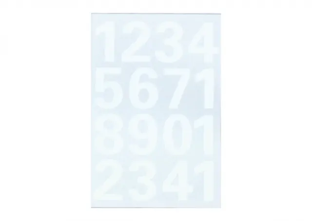 Samolepljivi brojevi 25mm na foliji 84x120mm, 2/1 Herma 
