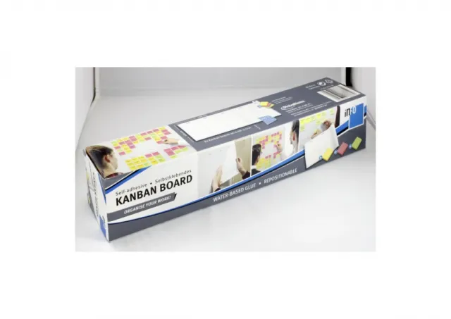 Samolepljivi KANBAN BOARD set u rolni 300mm x 4,57m Info Notes 