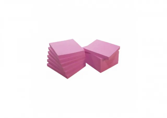 Samolepljivi listići Fornax NEON 80 lis, 75x75 roze 421621