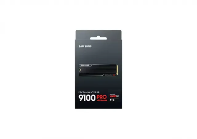 SAMSUNG 4TB M.2 NVMe MZ-VAP4T0CW 9100 Pro Heatsink Series 