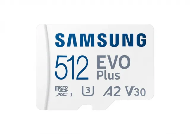 SAMSUNG Memorijska kartica EVO PLUS MicroSD 512GB class 10 + Adapter MB-MC512SA 