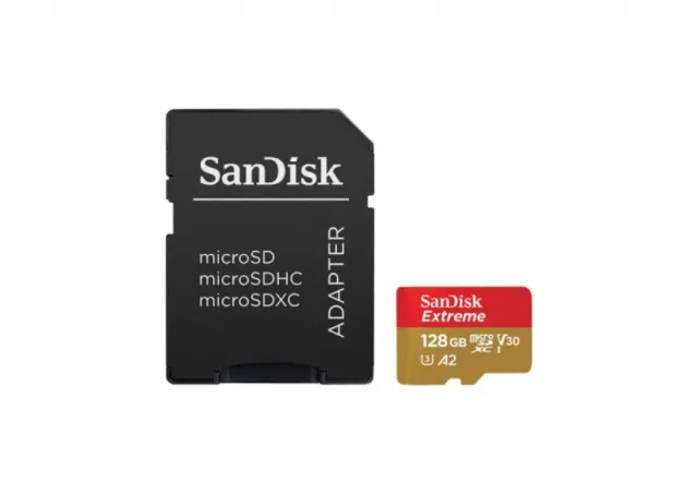 SanDisk 128GB SDXC Extreme Micro SD pro deluxe 190MB/s sa adapterom