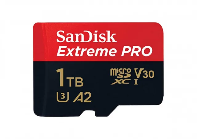Sandisk sdxc 1tb extreme prodeluxe 200mb/s uhs-i class10 u3 v30