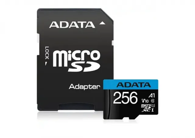SD Card 256GB AData+ SD adapter