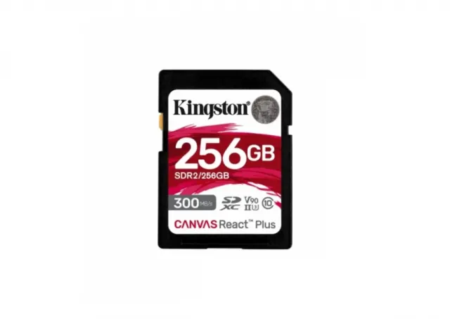 SD Card 256GB Kingston Canvas React Plus SDR2/256GB