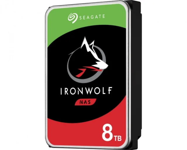SEAGATE 8TB 3.5" SATA III 256MB 5.900rpm ST8000VN004 IronWolf NAS 