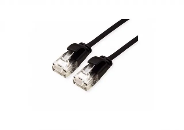 Secomp Roline UTP Data Center PatchCord 6A Slim LSOH crni 2.0m