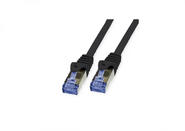 Secomp VALUE FTP Patch Cord Cat6A (Class EA) extra-flat crna 3.0m