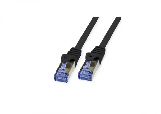 Secomp VALUE FTP Patch Cord Cat6A (Class EA) extra-flat crna 5.0m